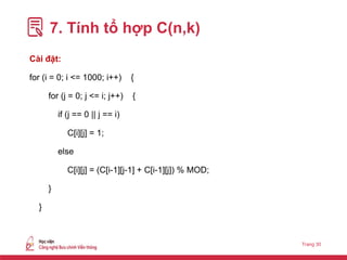 lập trình python cơ bản - machine learning -... bai giang quy hoach dong chuong trinh day | PPT