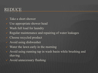 5 R- Reduce, Reuse, Recycle, Refuse, Recover | PPTX