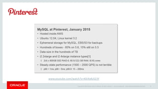 Copyright © 2015 Oracle and/or its affiliates. All rights reserved. | Oracle Confidential – Internal/Restricted/Highly Restricted 12
www.youtube.com/watch?v=K0rXxKvS23Y
 