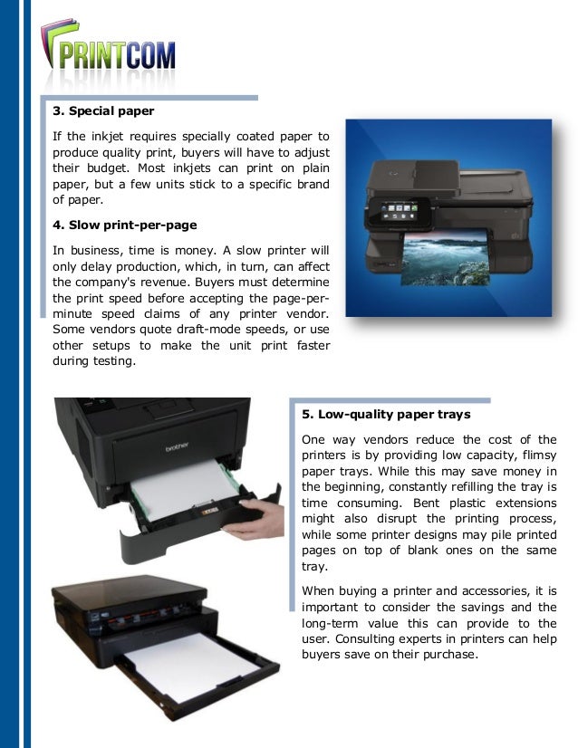5 Reasons Printers Expensive