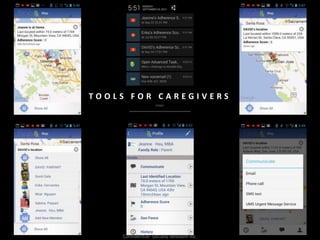 T O O L S F O R C A R E G I V E R S
Confidential- Socially Relevant Inc.
 