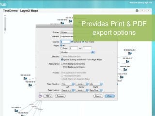 Provides Print & PDF
export options