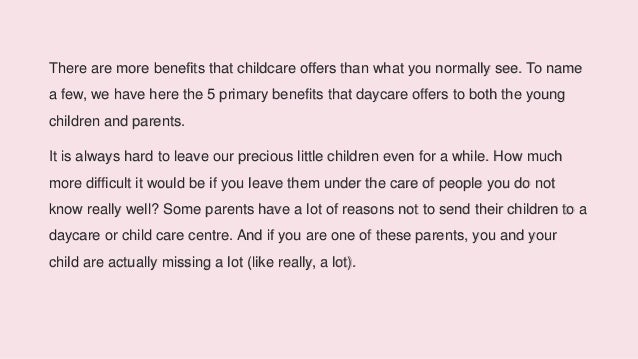 5 Reasons Why You Need To Send Your Young Children To A Child Care Ce 5 Reasons Why You Need To Send Your Young Children To A Child Care Ce