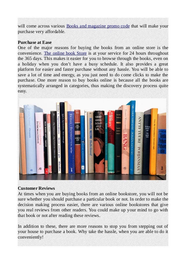 5 reasons why you should purchase books online
