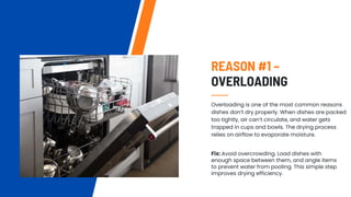 5 Reasons Your KitchenAid Dishwasher Isn’t Drying Properly | PDF