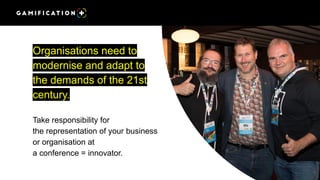 5 reasons you should attend a gamification conference | PPT