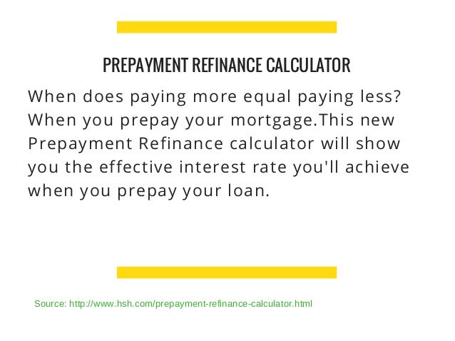 calculator refinance mortgage