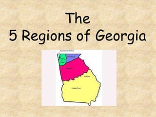 The
5 Regions of Georgia

 