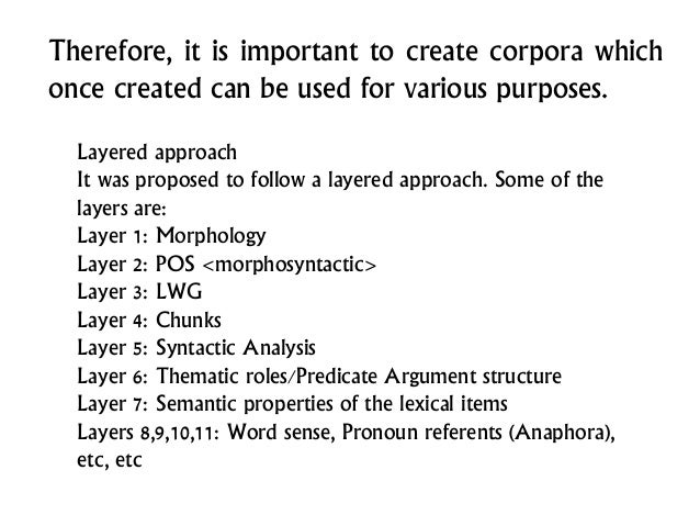 5 relevance of annotated corpus