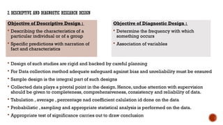 Comprehensive Research Design: Principles, Types, and Applications | PPTX