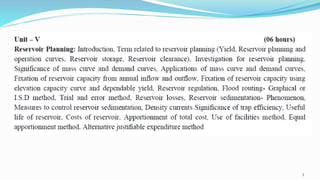 5 Reservoir Planning | PPTX