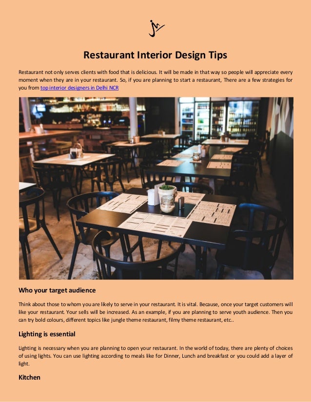 5 Restaurant Interior Design Tips To Boost Your Sales