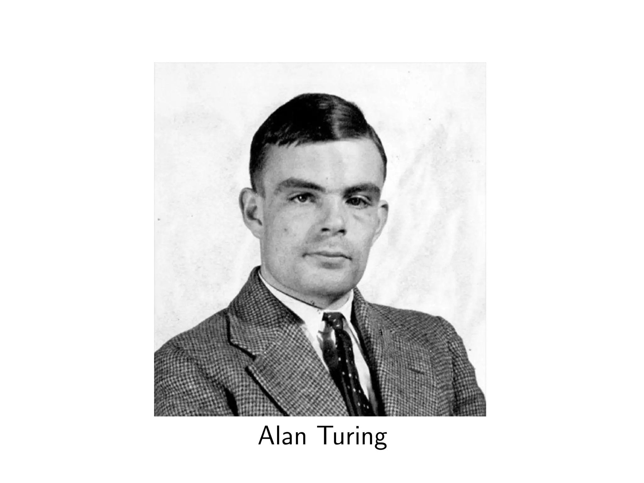 Alan Turing
 