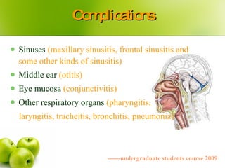 Concomitant Rhinitis 5 rhinitis | PPT