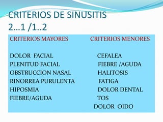 5 rinosinusitis | PPTX