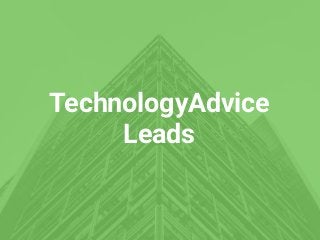 TechnologyAdvice
Leads
 