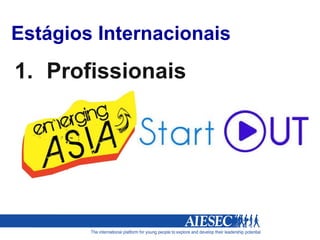 Estágios Internacionais Profissionais 