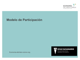 Modelo de Participación
Economia-del-bien-comun.org
 