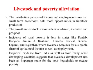 Role of Livestock in Indian Economy | PPTX