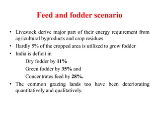 Role of Livestock in Indian Economy | PPTX