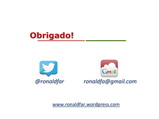 Ronaldo Araujo - “Impacto social” de periódicos: métricas de mídias sociais e altmetria