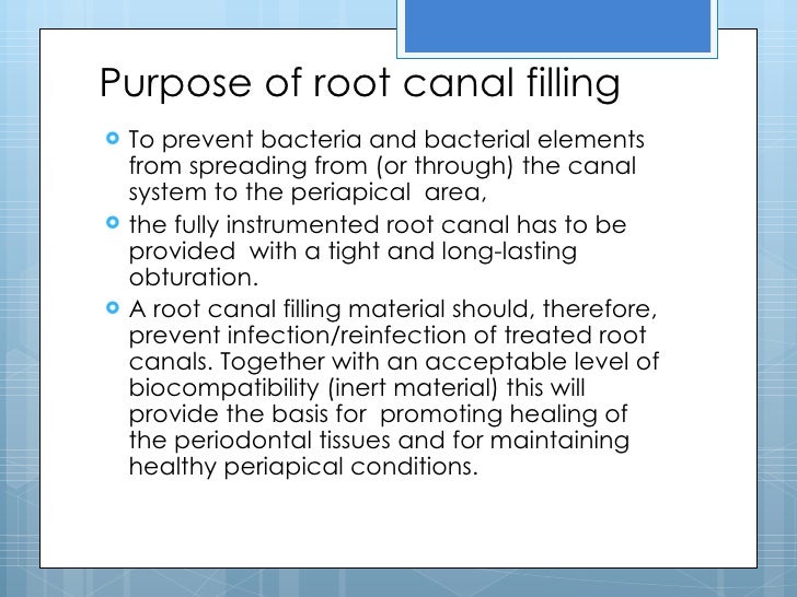 root canal filling material