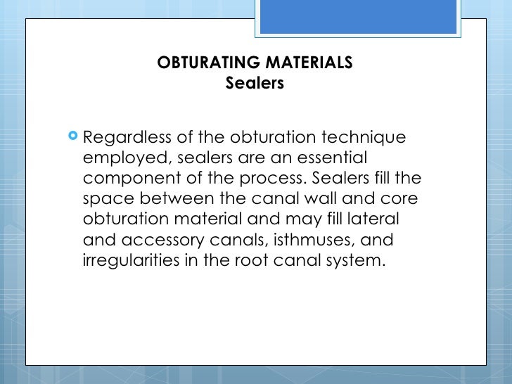obturation techniques in primary teeth pdf
