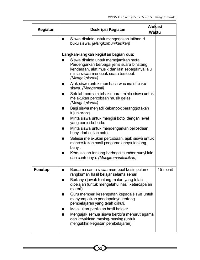 [5] rpp sd kelas 1 semester 2 pengalamanku