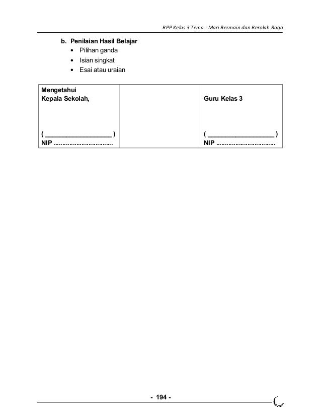 [5] rpp sd kelas 3 semester 2 mari bermain dan berolahraga