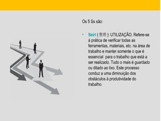 Manuntenção e Organização Parque de Pontes Sistema 5 S Vantagens 