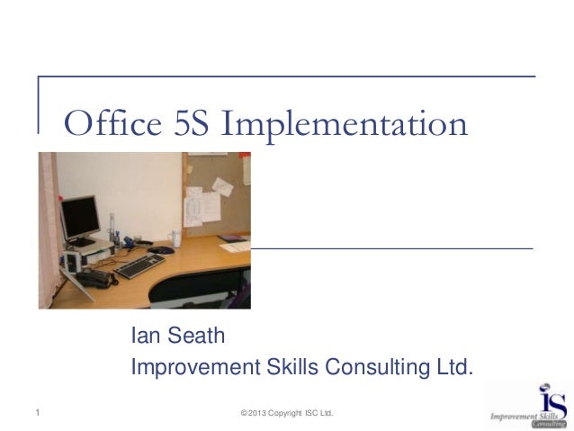 Office 5s Implementation Workshop