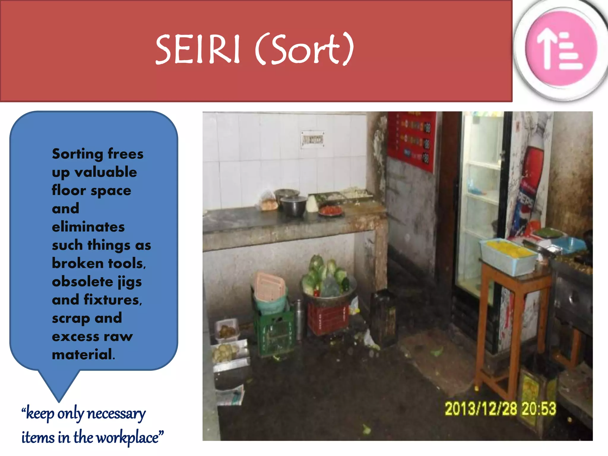 5s on college canteen kitchen | PPTX