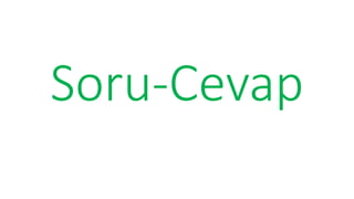 Soru-Cevap 
 
