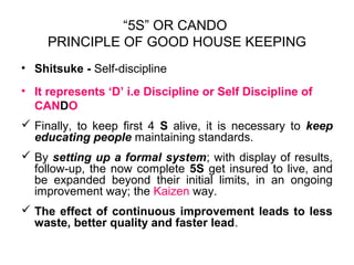 5 s cando principles | PPT