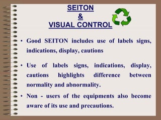 5S-Housekeeping management system for work | PPT