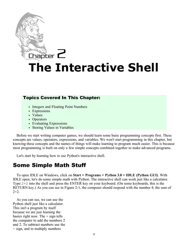 Invent your own computer games with python