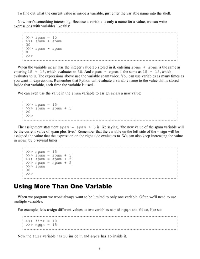 Invent your own computer games with python