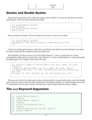 Invent your own computer games with python | PDF