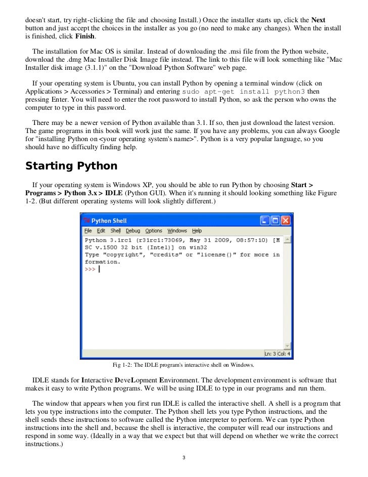 Writing games in python - acababe