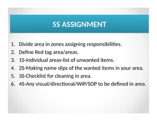 5S-Training material with pictorial representation | PPTX