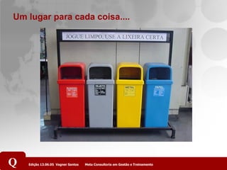 Um lugar para cada coisa.... 