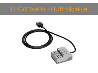 LEGO WeDo - HUB bilgailua

 