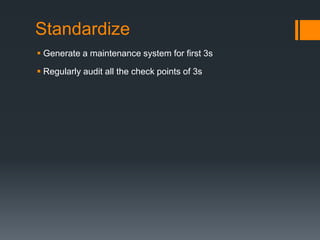 5 s and lean manufacturing | PPTX