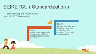 Seiketsu Sample 5 s and productivity ( Values Formation ) | PPTX