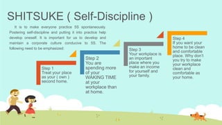 5 s and productivity ( Values Formation ) | PPTX