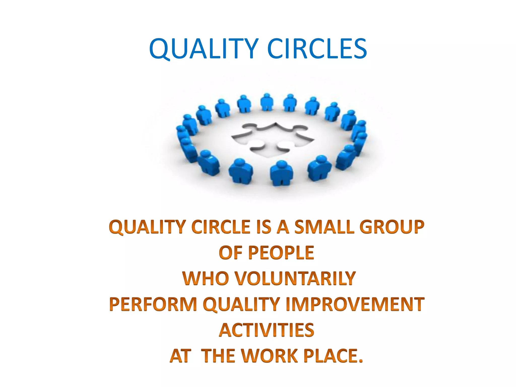 QUALITY CIRCLES
 