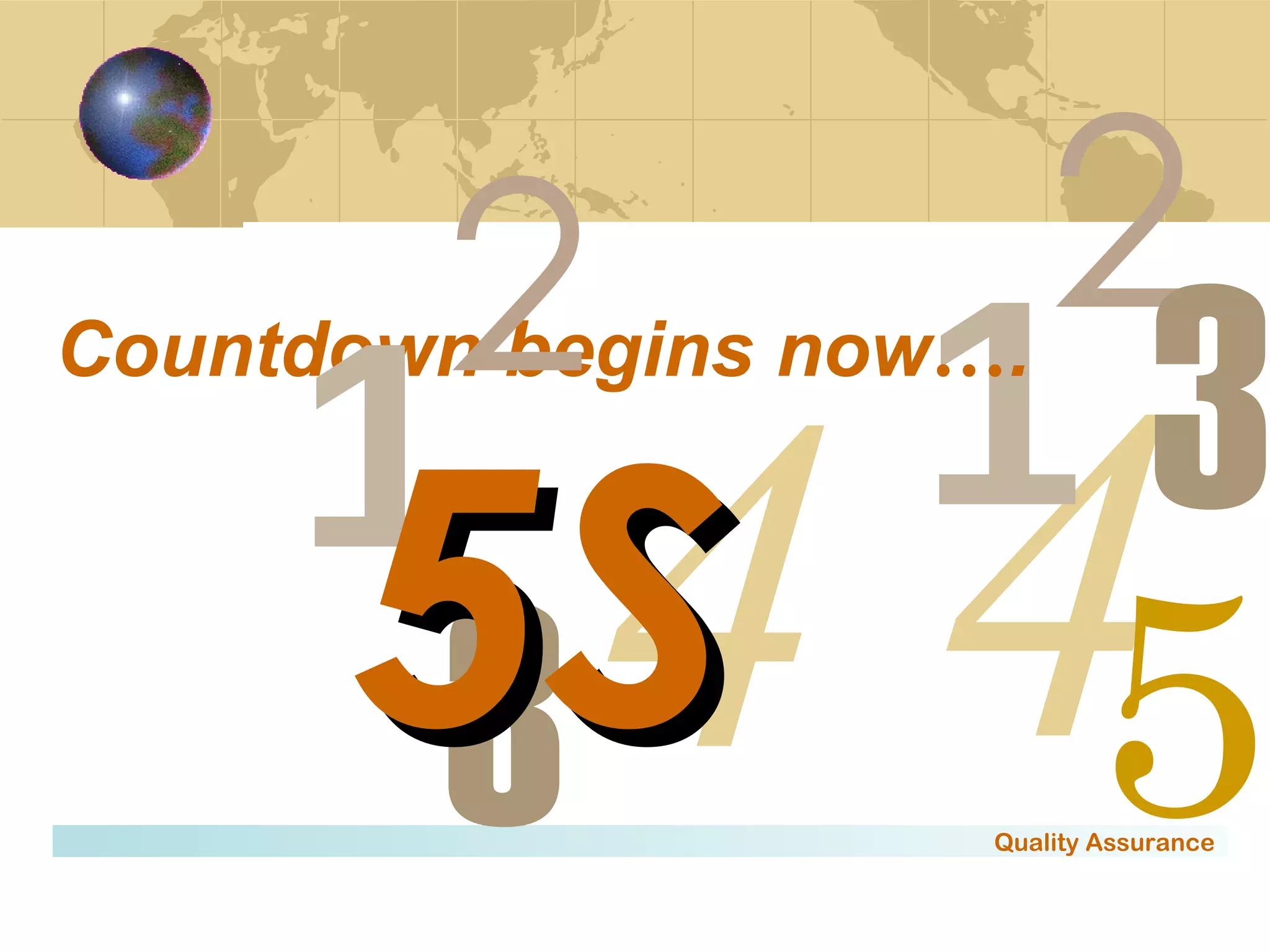 Countdown begins now … . 4 2 1 3 5S 