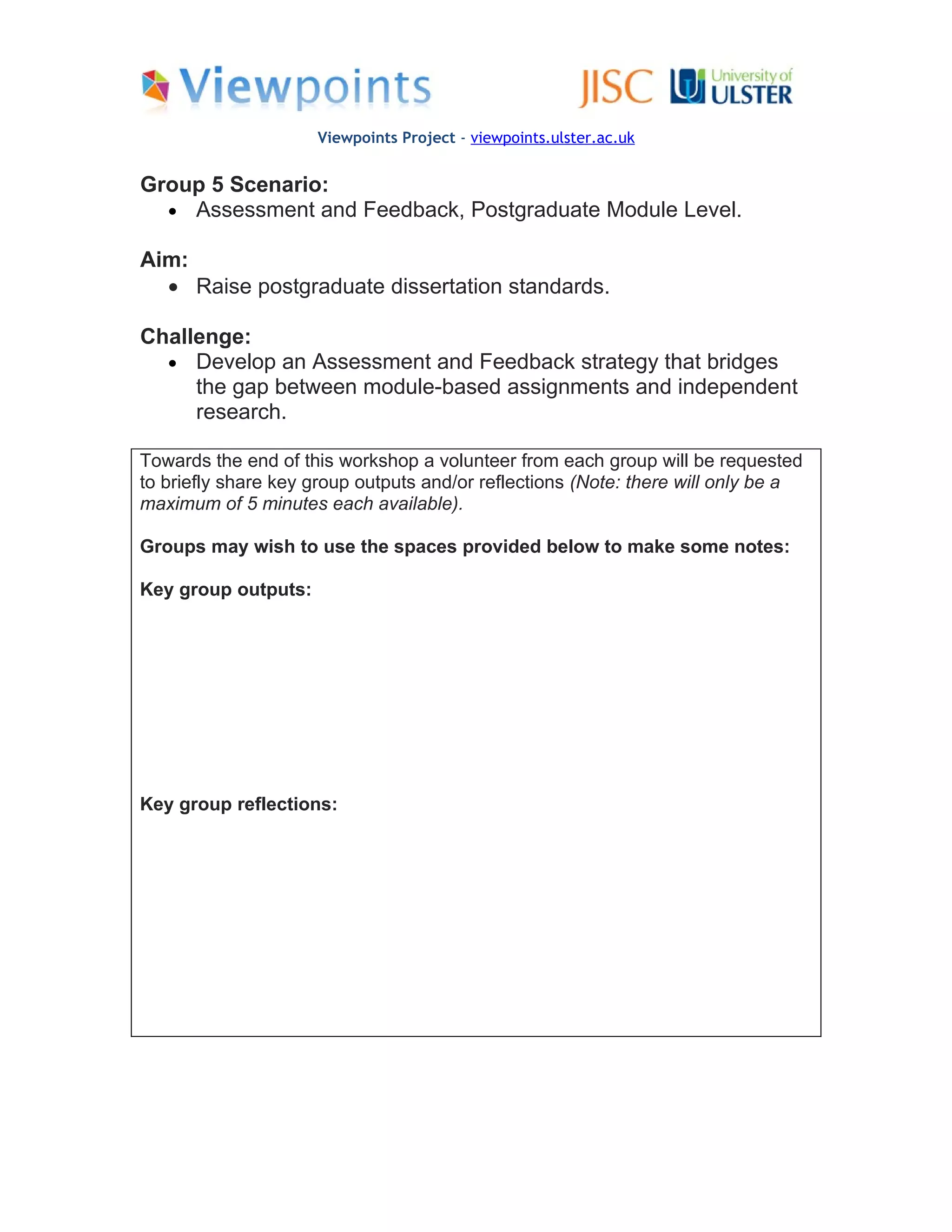 Scenarios for the Pg CHEP