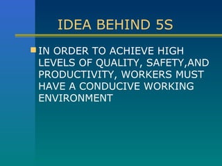 5 s concept | PPT