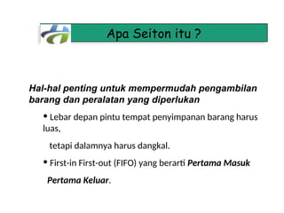 seiri, seiton, seisi, seiketsu, shitsuke | PPT